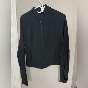 Lululemon black nulu cropped define jacket